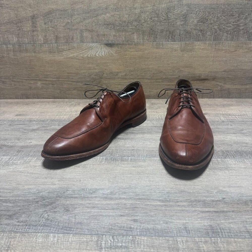 Allen Edmonds Delray Brown Leather Oxford Dress Shoes Men's Size 14